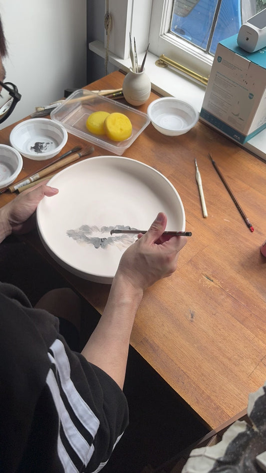 Group Painting on Porcelain Class